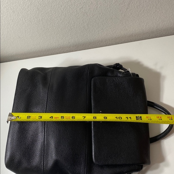 New Radley London Black Flap-over Leather Backpack - Picture 11 of 13